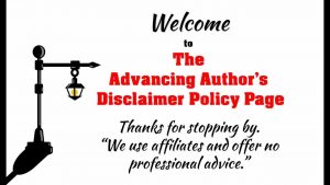  advancing author's disclaimer page